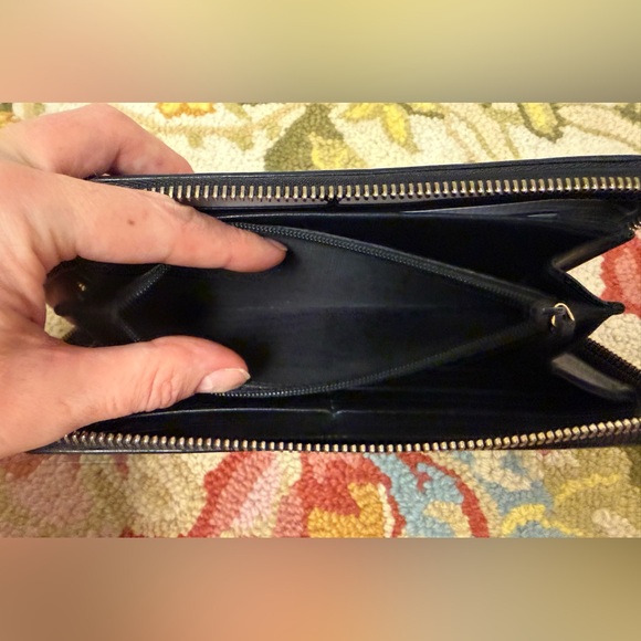 Unisex GUCCI Guccissima Signature Sukey Zip Around Wallet Black - Picture 13 of 16